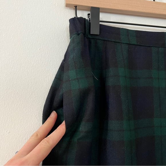 Vintage Woodstock International Plaid Skirt marked size 8 - Picture 4 of 6